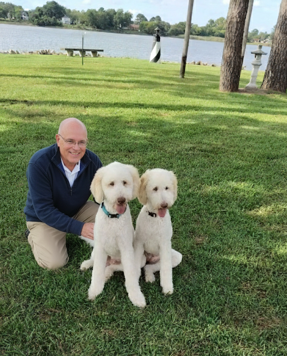 Jerry and his dogs