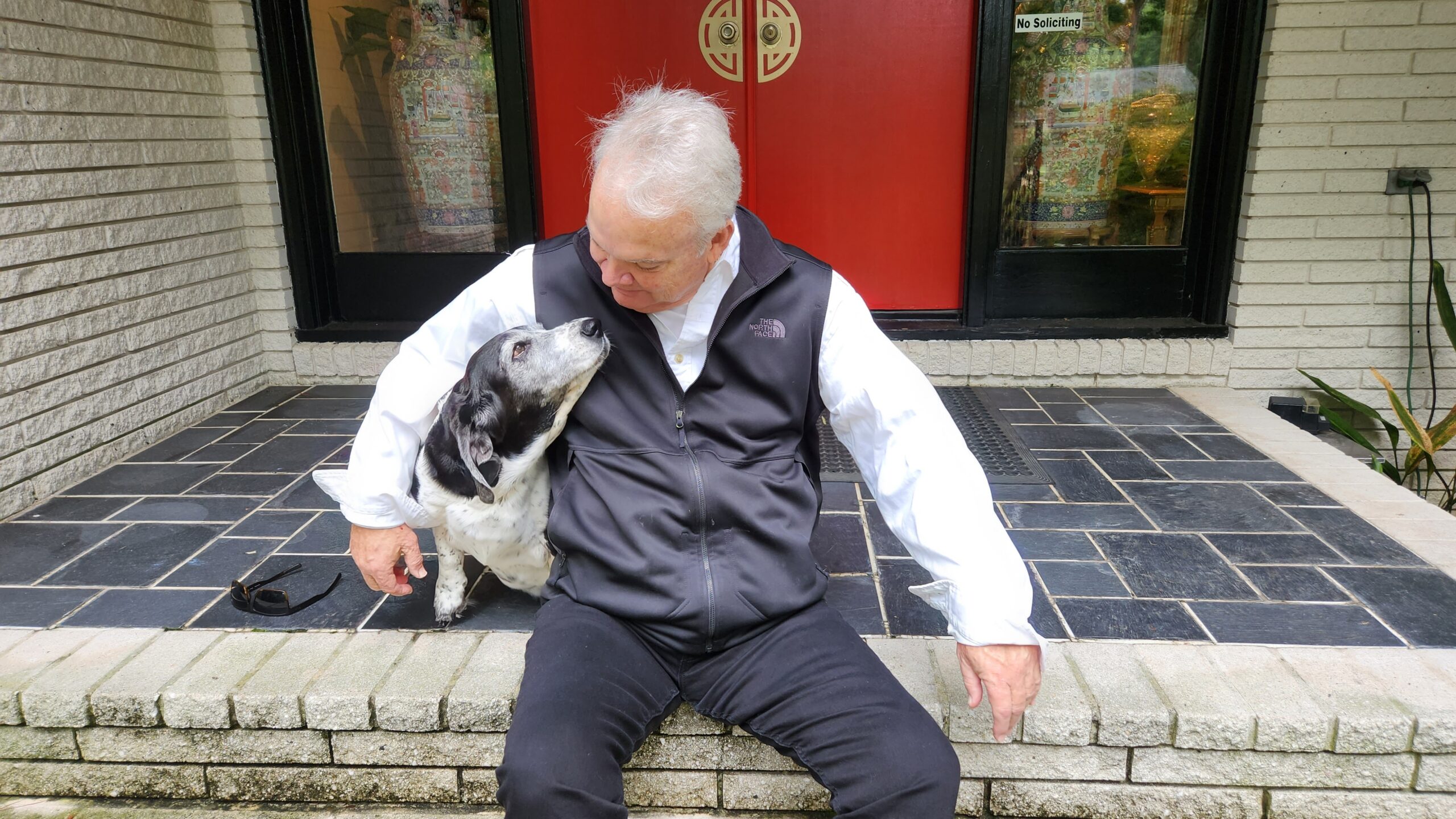 Stuart and his dog partner