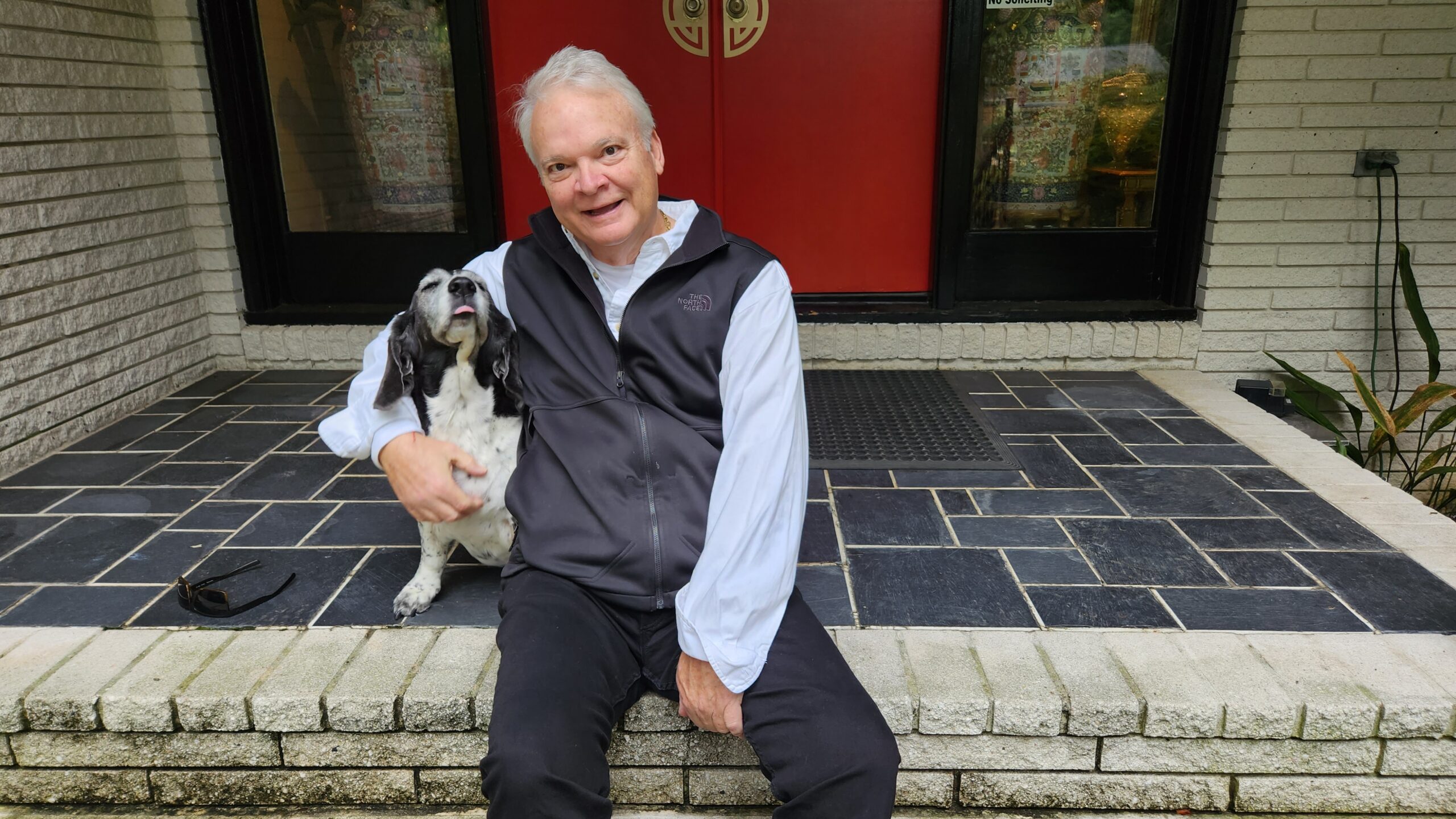 Stuart and his dog